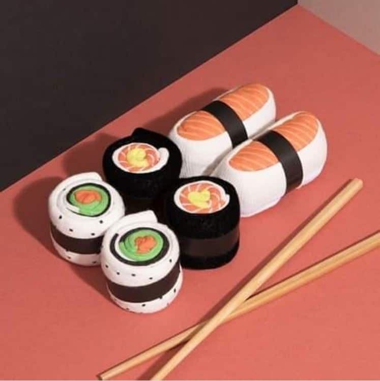 chaussette sushi