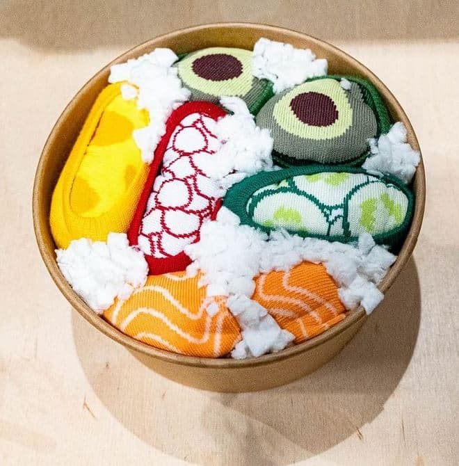 chaussette sushi